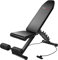 Ultrasport Panca Per Pesi Con Rack, verstellbar in Cinque Altezze, per Bankdrücken, Sit-Up, Con Maniglie Per Dips, kann als Panca Inclinata, Sedile Confortevole usw. verwendet werden