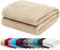 L.E.M.B. Hometrends Kuscheldecke Decke Wohndecke Tagesdecke Sofadecke Fleecedecke Mikrofaser Strokkur 150 x 200 cm cc-beige