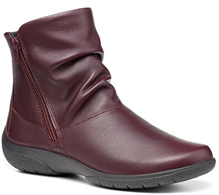 Hotter Damen Whisper Mode-Stiefel, weinfarben Leder, 38 EU