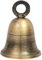 HANDTECHINDIA 7.6 cm hohe indische Messingglocken für Heimtürdekoration, Handwerk, Klangspiele, Weihnachtsdekoration, Kuh-Haustierglocken, Bastelglocken für Weihnachtsdekorationen, Antik (1)