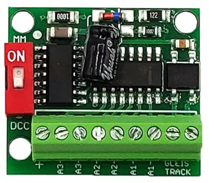 ML-Train Lichtschaltdecoder 6-Kanal mit 18 Effekten - Ideal für den Landschaftsbau - Gartenbahn Spur G Zubehör