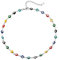 Supcare Damen Mehrfarbige Eye Evil Halskette 316L Edelstahl Charm Bösen Blick Kette Nazar Boncuk Choker Necklace Mode Lucky Amulett Schutz Glücksschmuck für Frauen Mädchen