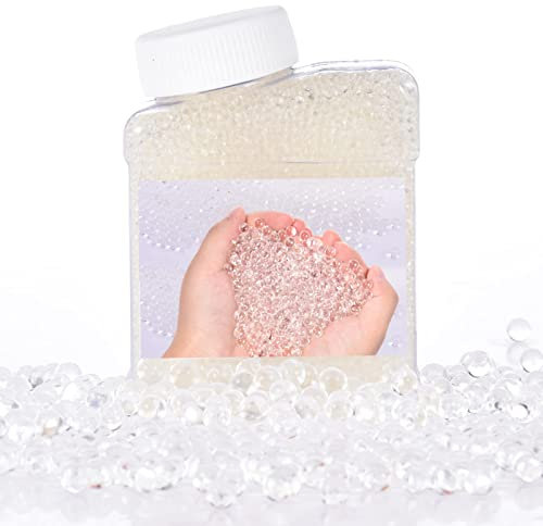 ACAREY Wasserperlen 50.000 Perlen Water Beads Wasserperlen Durchsichtig Bunte, Wasserkugeln Wasserperlen für Pflanzen, Vase Füllstoff und Deko (50,000 Transparent)
