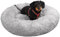 Caveli Pet Products Orthopädisches Hundekissen Mittelgroße Hunde bis 20 kg, M, 80cm, Grau, Flauschiges Hundekörbchen Kuschelbett