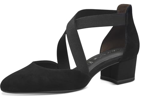 Tamaris Damen Pumps / Ballerina in schwarz - Gr. 38