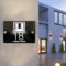 Letrero Solar LED Personalizado para Casa, Placa de Dirección para Exterior, Números de Dirección, Nombre de Calle, Iluminación LED Contemporánea, para Oficina, Hotel, Cuadrado