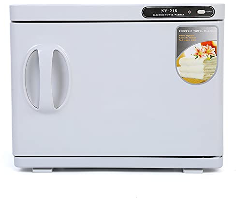 Ejoyous 2-in-1 Handtuchwärmer, Kompressenwärmer Handtuch Schran Sterilisator Sterilisationsmaschine mit Handtuchablage, für Friseursalon Kosmetikstudio Schönheitssalons