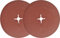 Profi Korund Schleifpapier 180mm Klett für Schleifmaschine, Exzenterschleifer, Winkelschleifer. Präzise Schleifarbeiten auf Holz, Metall und Kunststoff. Schleifscheiben in Körnung 24 (50 Stück)