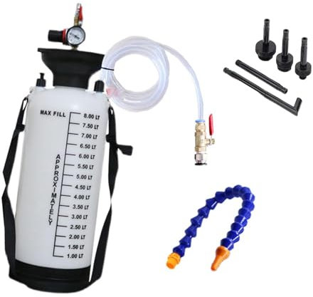 Ronyme 8L Getriebeöl-Einfüllbehälter, Kfz-Getriebeölpumpe, Transferpumpe, Getriebeölpumpen- und Spender, ATF-Füller, 8L mit Adapter