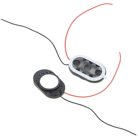 MHADBKH Pack of 2pcs Portable Speaker 2415 8ohm 1W Loudspeaker with Cable Black for Notebook Modification