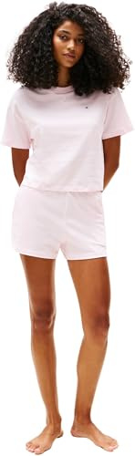 Tommy Hilfiger Damen Ss Jersey Short Set Uw0uw05912 Set