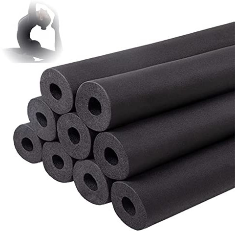 1.90m Tubes D'isolation en Mousse Tuyau D'isolation Thermique Noir Tuyau D'isolation de Climatisation, Épaisseur 20.0mm, ID 22-114.0mm Tuyau Isolation Des Tuyaux(ID43.0mm(1-5/7))