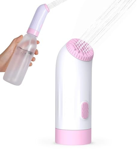Bidet portatile - 3 modalità di intensità da morbido a forte. Commutabile tra due ugelli per portabilità sia che tu sia in viaggio, in campeggio o in escursionismo.