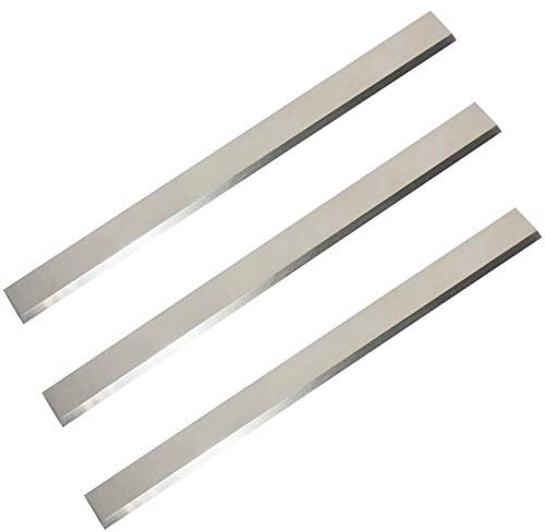 QPWYSH Holzmeißel, Hobelmesser, 3 Stück, W6, superhart, elektrisches Hobelmesser, HSS-Hochgeschwindigkeitsstahl, Holzbearbeitung, Hobelmesser, Länge 200–500 mm, Breite 25 mm, L(X-Large)