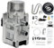 QWBDNMQP Dieselheizung, 12 V, 5 kW, Diesel-Wasser-Standheizungssatz –40~80 °C, Wärmeleitungs-Kühlmittel-Heizmotor mit LCD-Schalter und Fernbedienung für Van, Boot, LKW, Wohnmobil, Anhänger, Wohnmobil
