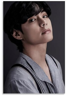 CChongjin BTS V BTS V Filmposter, Vintageposter, Poster, dekorative Gemälde, Leinwand, Wandposter und Kunstdrucke, moderne Heimdekoration, Poster, 20 x 30 cm