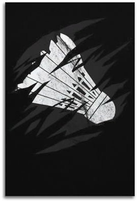 GJDYMX Sportposter, schwarz-weißes Badminton-Poster, dekoratives Gemälde, Leinwand, Wandposter und Kunstdruck, moderne Familienschlafzimmer-Dekoration, Poster, 20 x 30 cm