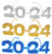 Generisch 3st 2024 Digitale Brille Partyzubehör Zur Offenlegung Des Geschlechts Cool Farbige Brillen Für Abschlussfeiern Silvesterbrille Ausgefallene Silvester-party-brille Rave-brille Stk