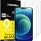 FRAMOBILE Lot de 3, Verre Trempé pour iPhone 14, iPhone 13, iPhone 13 Pro (6,1 Pouces), Film Protection écran -sans Bulles d'air -Ultra Résistant (0,33mm HD Ultra Transparent) Dureté 9H Glass