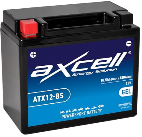 AXCELL Batterie 12V YTX12-BS GEL 51012 passend für Aprilia RSV 1000 Mille RP 2001-2003