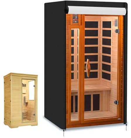 Outdoor Holzsauna Abdeckung Allwetter Tragbares Outdoor-Schutzzubehör | Saunaraumabdeckung für Zuhause Hof Hinterhof Terrasse Poolbereich Innenhof Landschaftsbau Park Garten