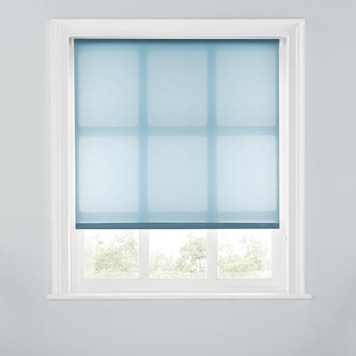 Trimmable Daylight Roller Blind - 5FT - BLUE STONE - 150cm(W) x 170cm(L)