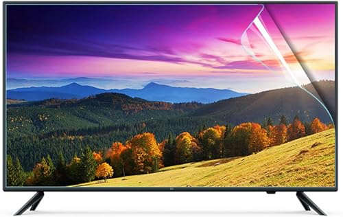 CWCQGH TV Screen Protector Film for 55/58/60 inch Monitors Anti Blue Light/Anti Glare Filter, Blue Light Blocking Screen Protector for LCD,LED,OLED and QLED 4K HDTV (60 inch)