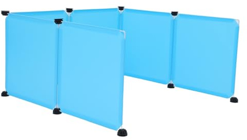 ELEOUTI Dog Litter Box Splash Guard Privacy Shield Stable Structure, Sturdy Pp Resin Material, for Home and Outdoor Use, Pet Urine Guard for Puppies and Dog Potty Trays