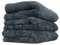 Chemical Guys MIC35703 Mikrofaser-Handtuch, randlos, 40,6 x 40,6 cm, Schwarz, 3 Stück