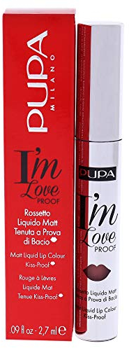 Pupa Milano I Am Love Proof Matte Liquid Lip Color – 002 Delicate Nude für Frauen – 2,6 g Lippenstift