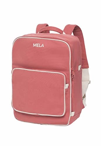 MELAWEAR - Rucksack Mela II | Nachhaltig mit Fairtrade Cotton, GOTS & Grüner Knopf Zertifizierung, Farbe:Altrosa