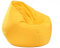 BriskyM Waterproof Polyester Zipper Bean Bag Chair Cover, Yellow, 78.7 x 47.2 x 7.5 cm, Gaming, Indoor, Outdoor