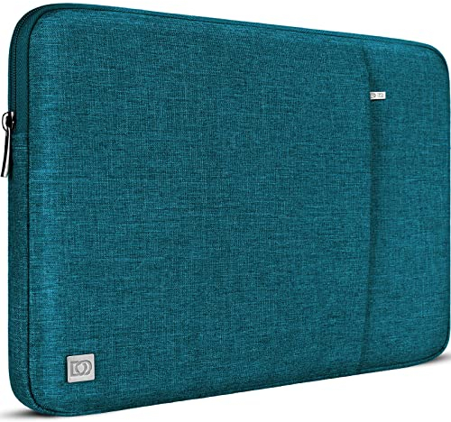 DOMISO Laptoptasche 14 Zoll Laptop Hülle Tasche Kompatibel mit 15 Zoll MacBook Air M4/A3241 M3/A3114 M2/A2941,Wasserabweisend Laptophülle Sleeve,Teal