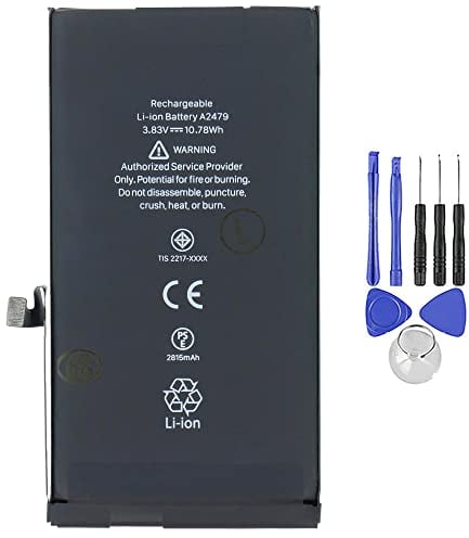 Akku kompatibel mit iPhone 12/12 Pro 2815 mAh hohe Kapazität mit Demontage-Set im Lieferumfang enthalten
