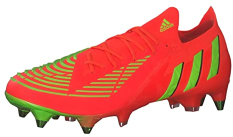 Adidas Unisex Predator Edge.1 L Sg Sneaker, Solar Red Team Solar Green Core Black, 42 EU