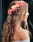 Edary Leuchtend Blumenkranz Blume Krone Stirnband LED Braut Haarschmuck Festival Hochzeit für Damen
