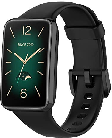 honecumi Armband Kompatibel mit Xiaomi Mi Band 7 Pro Smart Watch Ersatz Armbänder für Damen Herren, Mi 7 Silikon Strap Buntes Klassisch Verstellbares Sport Band Zubehör,Schwarz