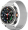 Astorgos Correa de Metal Compatible con Samsung Galaxy Watch Ultra 47mm (2025/2024) para Hombre Mujer, Pulsera Magnética de Malla Milanesa de Acero Inoxidable, Plata