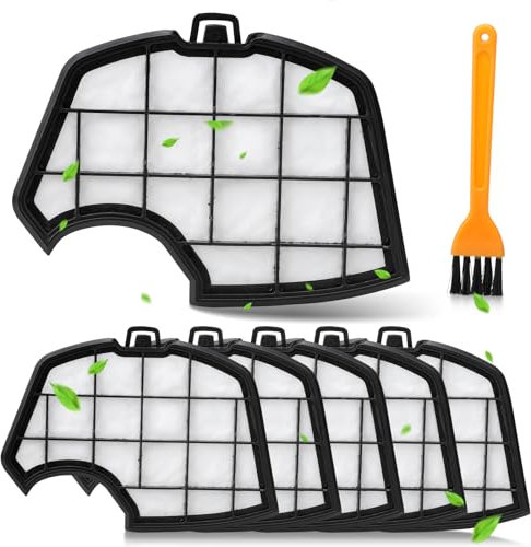 6 filtros para Folletto VK140 VK150 FP140 FP150 – Filtro de motor de repuesto para Vorwerk – Protección de aspiradora