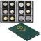 Münzalbum mit 60 Fächern, Münzhalter mit Sammelhüllen, Münzsammelbuch für Penny/Nickel/Dime/EIN Pfund/20 Pence/10 Pence CS3706GR