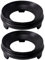 Licsaliwe Supporto per Uova di Struzzo, Supporto per Display a Sfera di da 2 PCS, portafera Rotonda, Base di Base di Zucca da 3 Pollici per Uova, Zucca e Altro, Nero