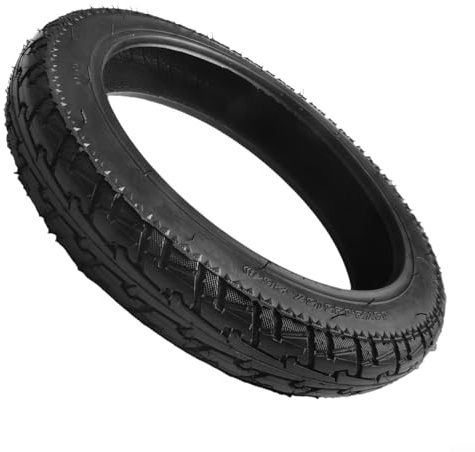 Neumático sin cámara de 14 pulgadas 14x2.125 (57-254) de goma E resistente al desgaste, para neumático de bicicleta, rueda de repuesto negra resistente a pinchazos, para scooter eléctrico, y