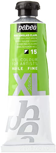 Pébéo - Huile Fine XL 37 ml - Peinture à l’Huile Vert Clair – Peinture à l’Huile Pébéo - Vert Anglais Clair 37 ml 937015