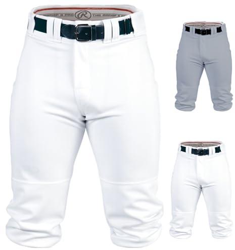 Rawlings Pro 150 Series Baseballhose, Knielang, Erwachsenengrößen, einfarbig, mehrere Farben