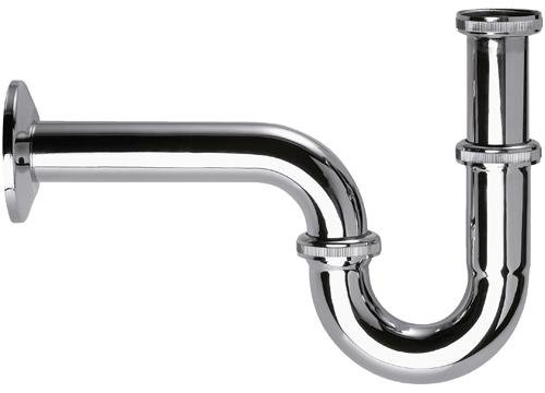 ATCO® Siphon Röhrensiphon Röhrengeruchsverschluss Geruchverschluss Sifon Ablaufgarnitur Ablauf Waschtisch Tauchrohr Waschbecken Abfluss
