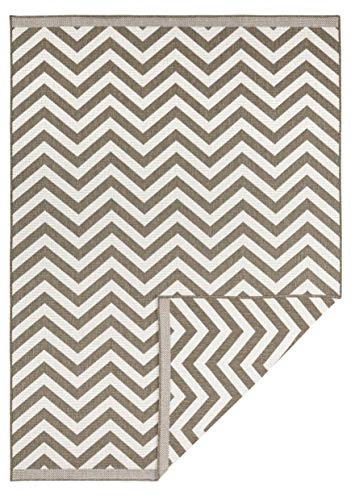 bougari Brown Cream Rug 160 x 230 cm