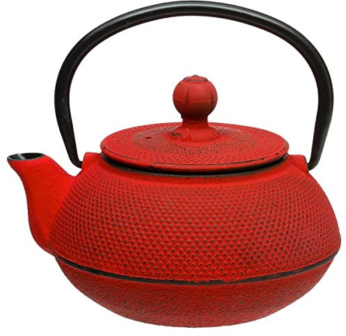 Secret de gourmets Theiere Fonte Dots Rouge 0,60L