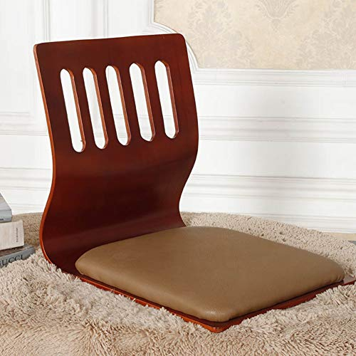 WUTRBYZ Holz Tatami Zaisu,Bodenstuhl Sitzsack Spiel Meditation Boden sitzen Mit rückenstütze Japanisches Stuhl-K