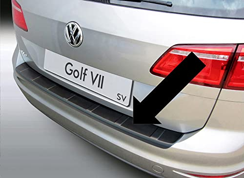 Richard Grant Mouldings Ltd. Original RGM Ladekantenschutz schwarz passend für Volkswagen VW Golf SV Sportsvan Baujahre 05.2014-07.2020 (Artikeloberfläche gerippt!) RBP777