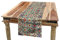 ABAKUHAUS marokkanisch Tischläufer, Dekorative abstrakte Blatt, Esszimmer Küche Rechteckiger Dekorativer Tischläufer, 40 x 180 cm, Rot Grün